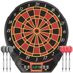 Arachnid Voyager Electronic Dartboard with LCD Display and 29 Games and 90 Variations  Black (Used - Like New)